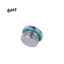 Yimiante stainless steel carbon steel bsp thread fittings captive seal hollow hex male pipe plug